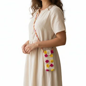 HAND-MADE MOBILE POUCH BAG